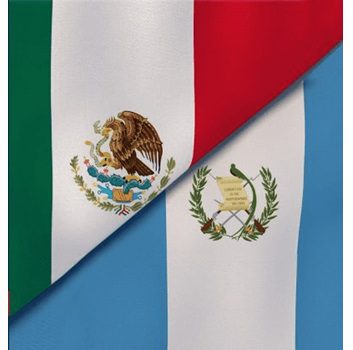 flaga Meksyku i Gwatemali