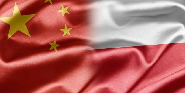 Flagi Polski i Chin