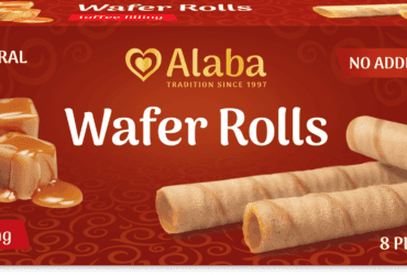 Wafer rolls Toffee filling