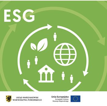 zielony rysunek z napisem ESG