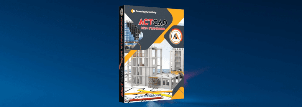 ActCAD 2024 Standard (CAD software with a perpetual license in NET, ESD, LIVE, USB versions)