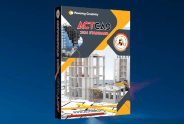 ActCAD 2024 Standard (CAD software with a perpetual license in NET, ESD, LIVE, USB versions)