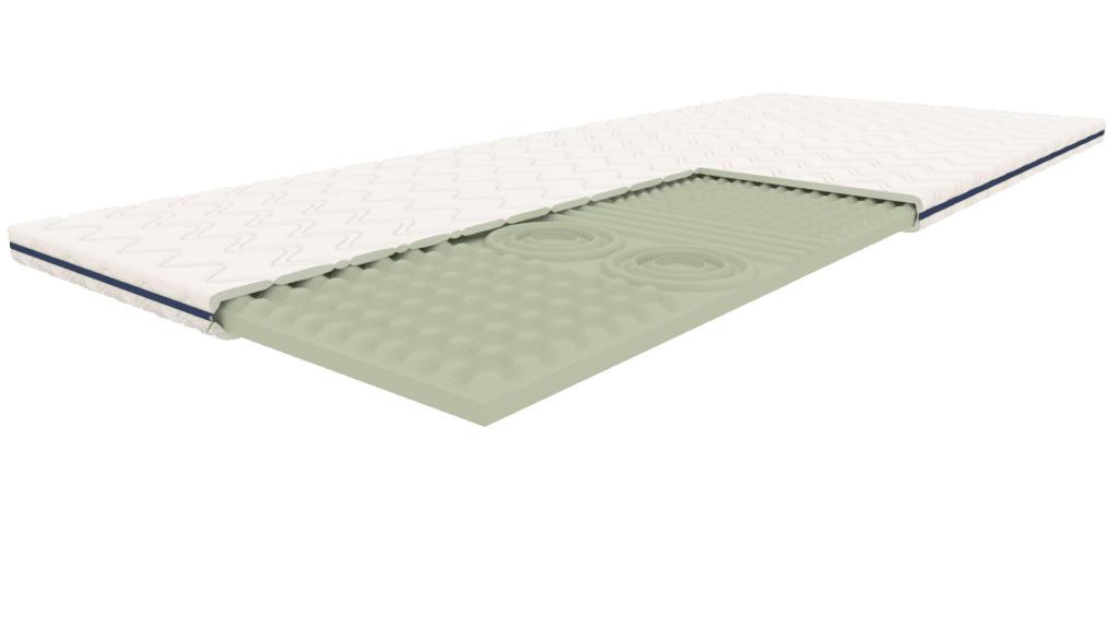 Thermoelastic topper
