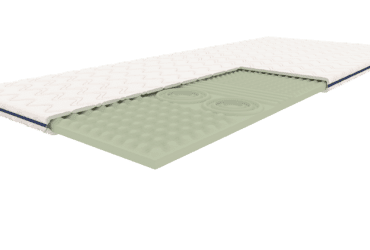 Thermoelastic topper