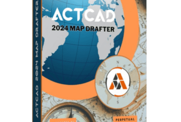 ActCAD 2024 Map Drafter (CAD software with a perpetual license  ESD)