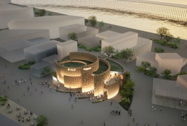 Wizualizacja budynku Pawilonu Polskiego na Expo Osaka 2025, Kansai