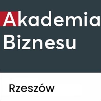 napis - Akademia Biznesu, poniżej Rzeszów