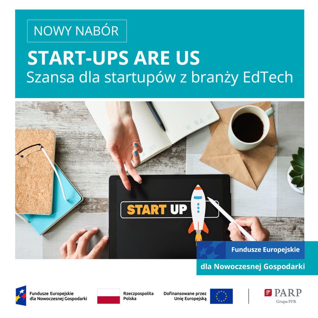 banner promujacy nabor startupow w projekcie startups are usa