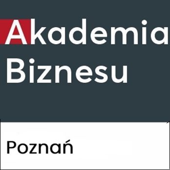 napis Akademia Biznesu i poniżej - Poznań