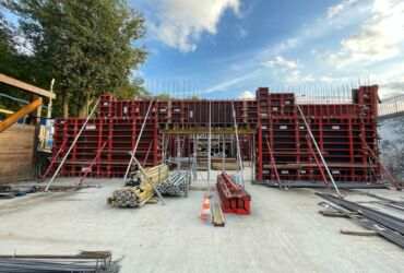 Bau-form BF120 formwork on construction site