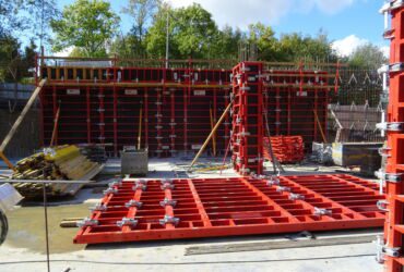 Bau-form BF120 formwork on construction site