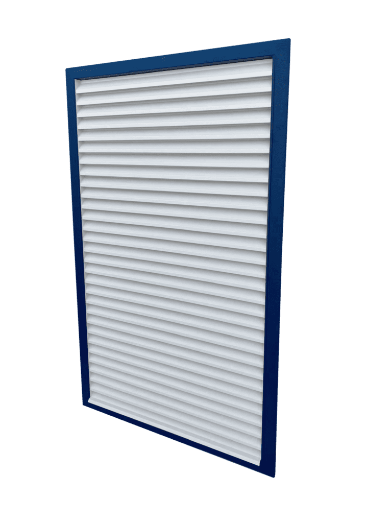 Wall external weather louvres CzS-A double color