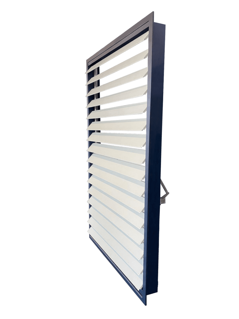 Wall louvre with adjustable blades ZSR double color