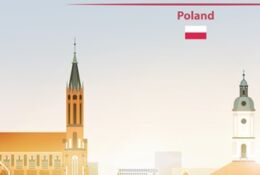 grafika miasta z podpisem Białystok Poland