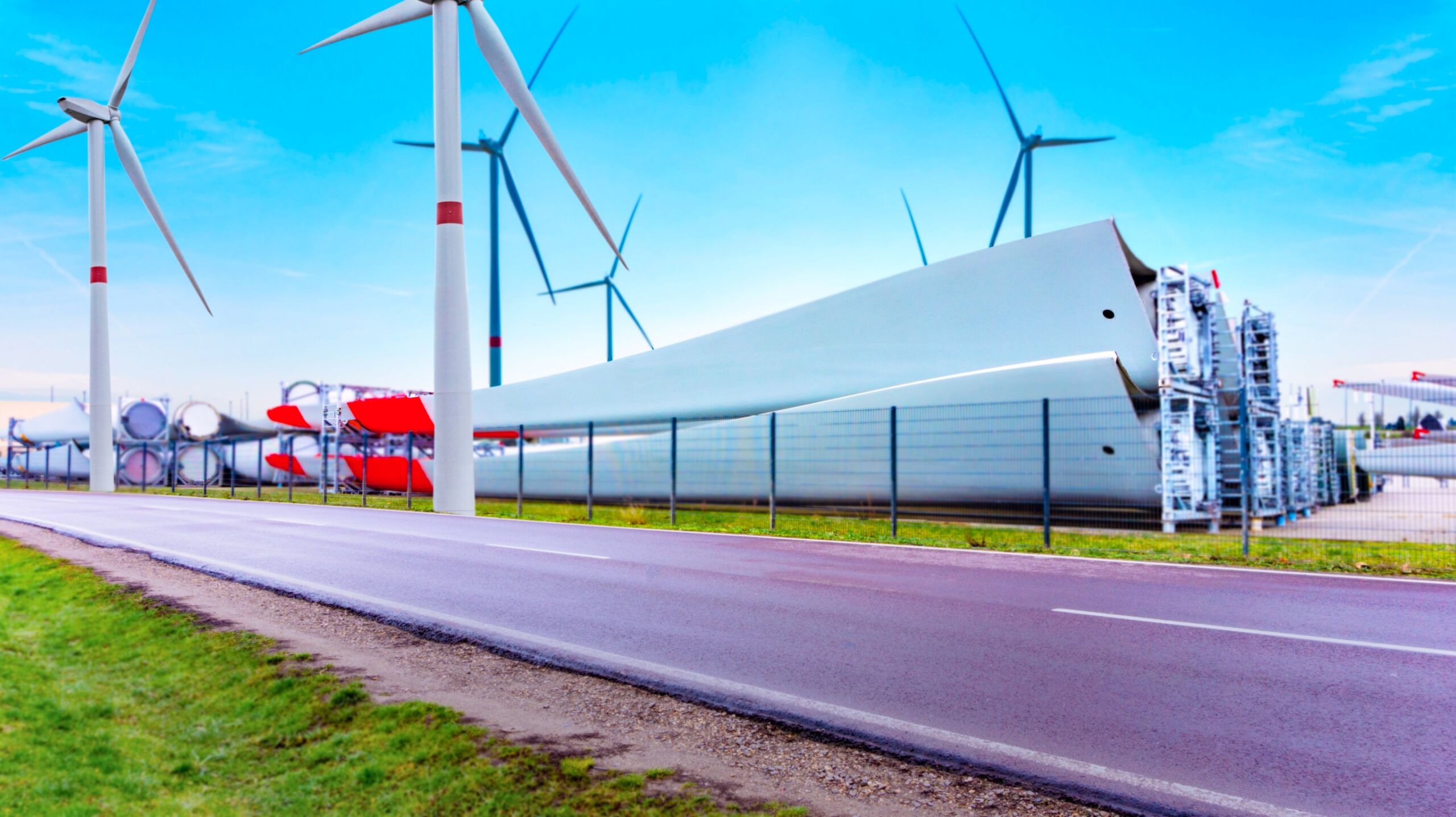 windmills and wind turbines