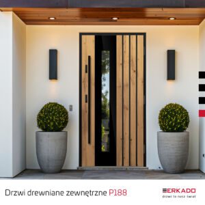 wooden entrance doors