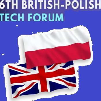 tytuł wydarzenia i flagi Polska i UK