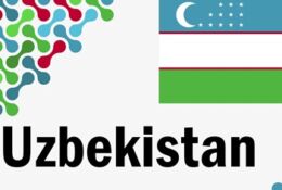 napis Uzbekistan i glaga kraju