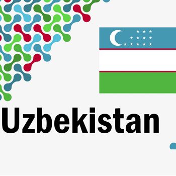 napis Uzbekistan i glaga kraju