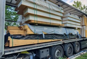 Delivery of SIP panels and home kits