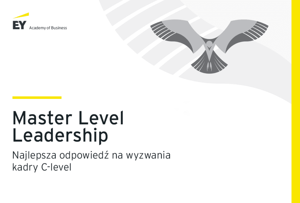 Logo, brand design, visual identification elements for EY Master Level Leadership