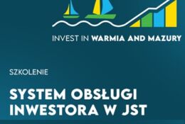 logo Invest in Warmii i Mazur i tytuł wydarzenia