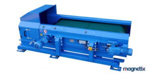 Eddy current separator for separation of non-ferrous metals from recycled materials