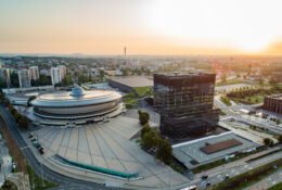 view of Katowice city center