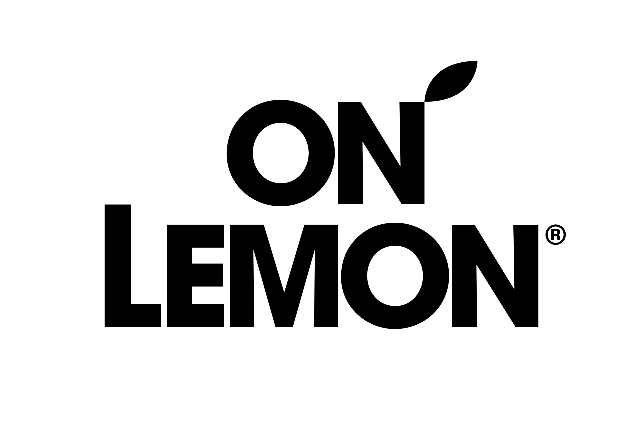 on lemon logo