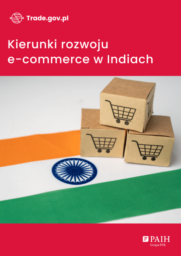 Okładka raport E commerce w Indiach